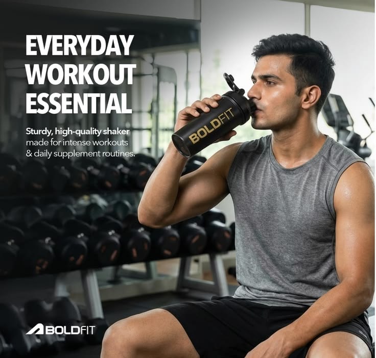 Shaker Bottle 700ml — Black